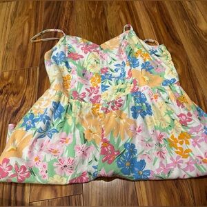 Old Navy Colorful Floral Romper